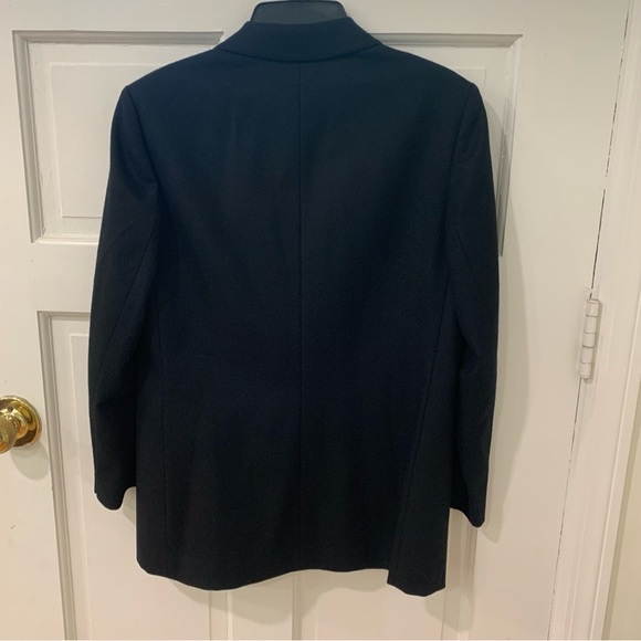 Vintage Pendleton Women’s Pure Virgin Wool One Button Blazer Black Size 8 - Picture 8 of 13